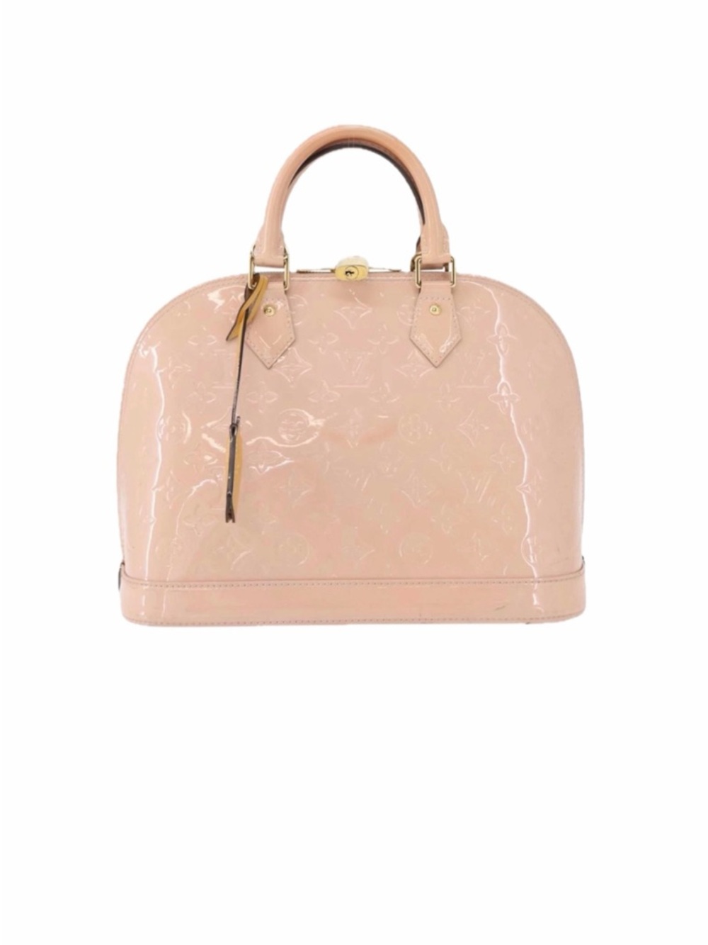 Louis Vuitton Vernis Alma BB Satchel in Light Pink Patent